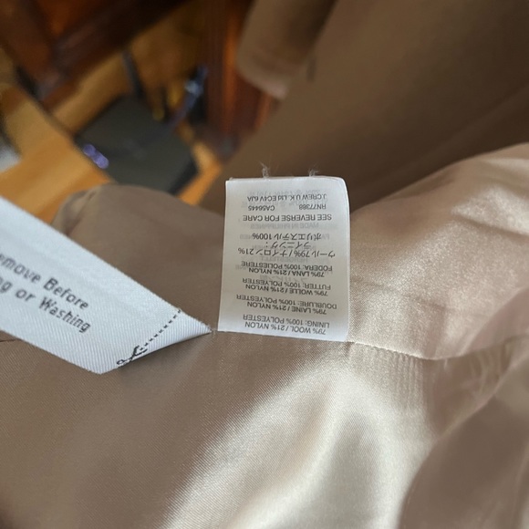 J. Crew Cocoon Coat in Italian Stadium Cloth Sandstone beige size 4 - Picture 6 of 13